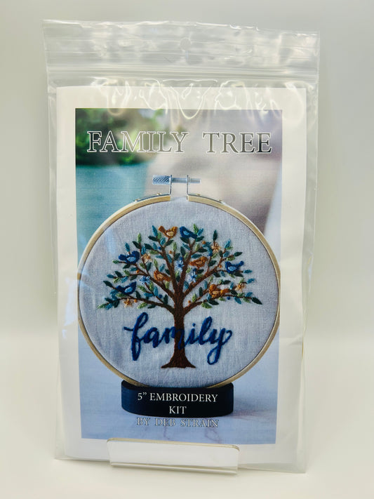 Family Tree Embroidery Kit DSS#020