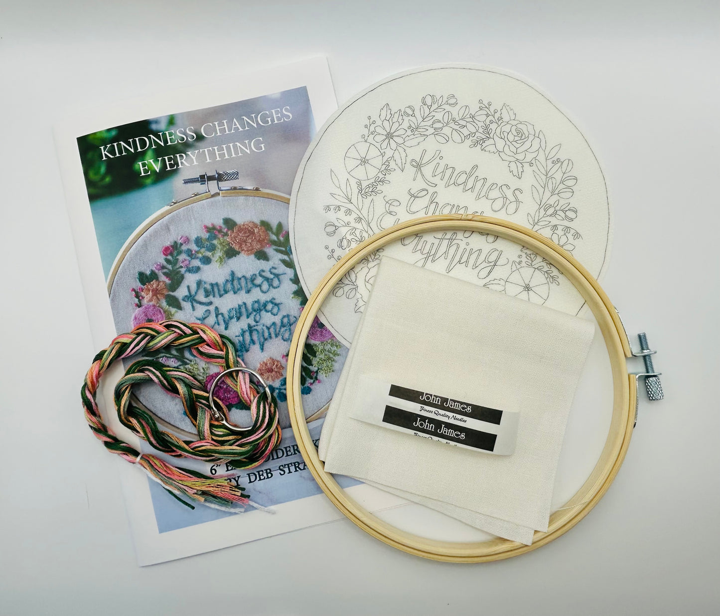 Kindness Changes Everything Embroidery Kit DSS#019
