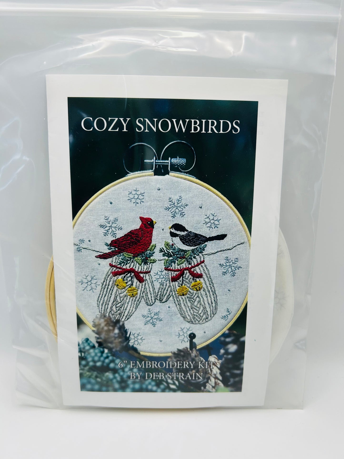 "Cozy Snowbirds" Embroidery Kit DSS #023