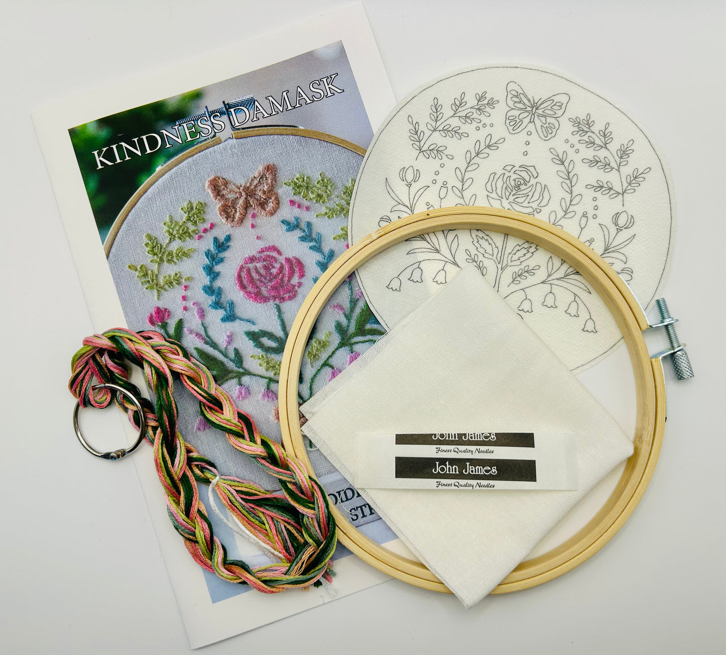 Kindness Damask Embroidery Kit  DSS#018