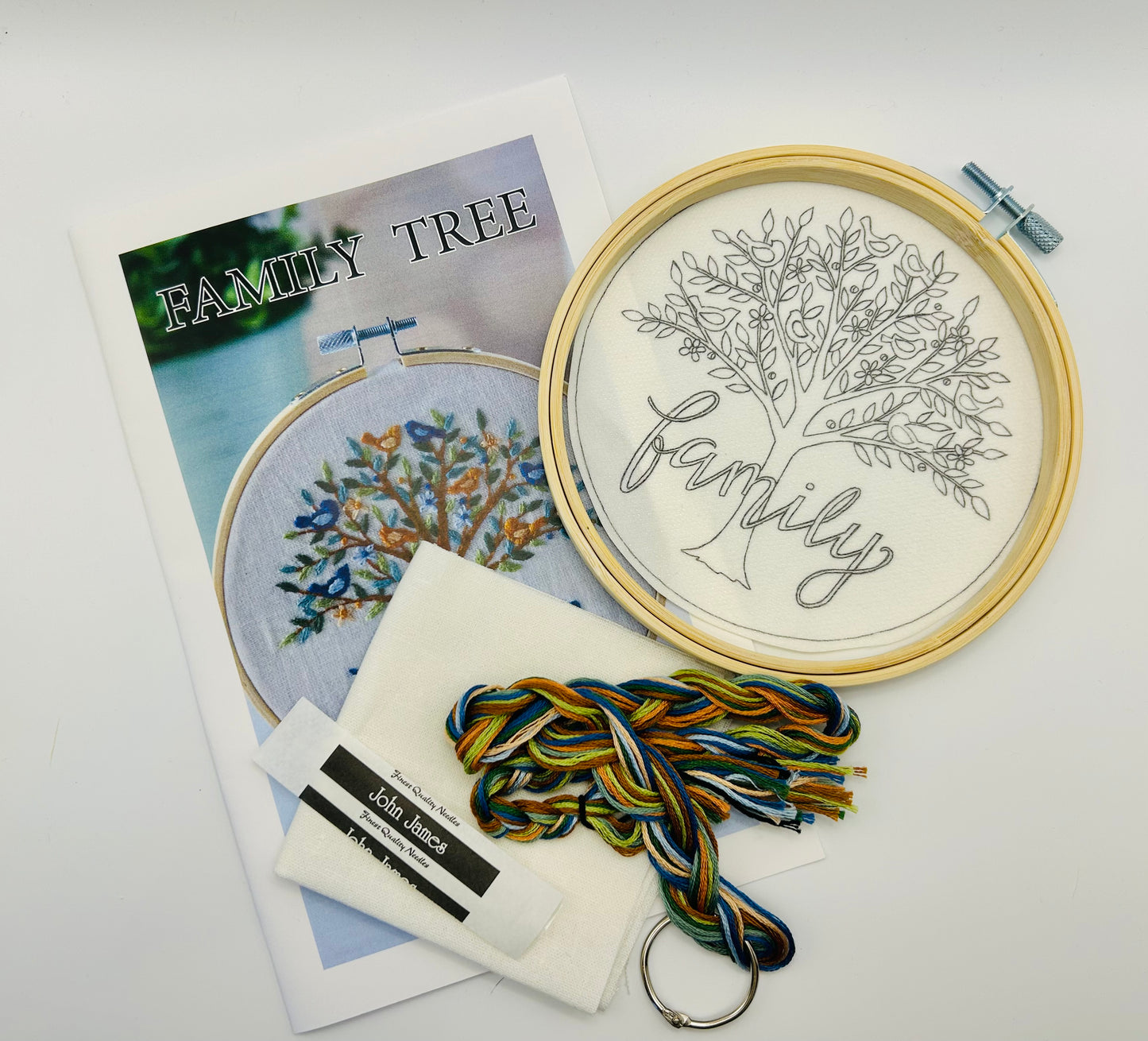 Family Tree Embroidery Kit  DSS#020