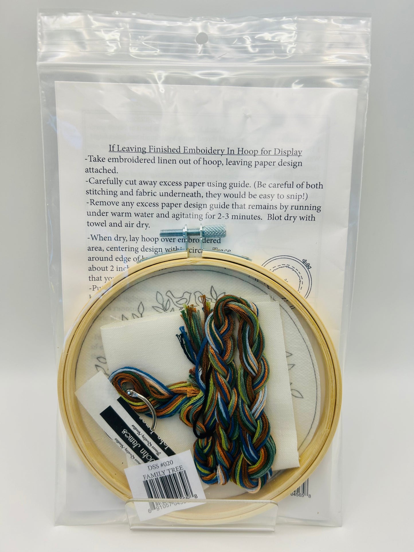 Family Tree Embroidery Kit  DSS#020