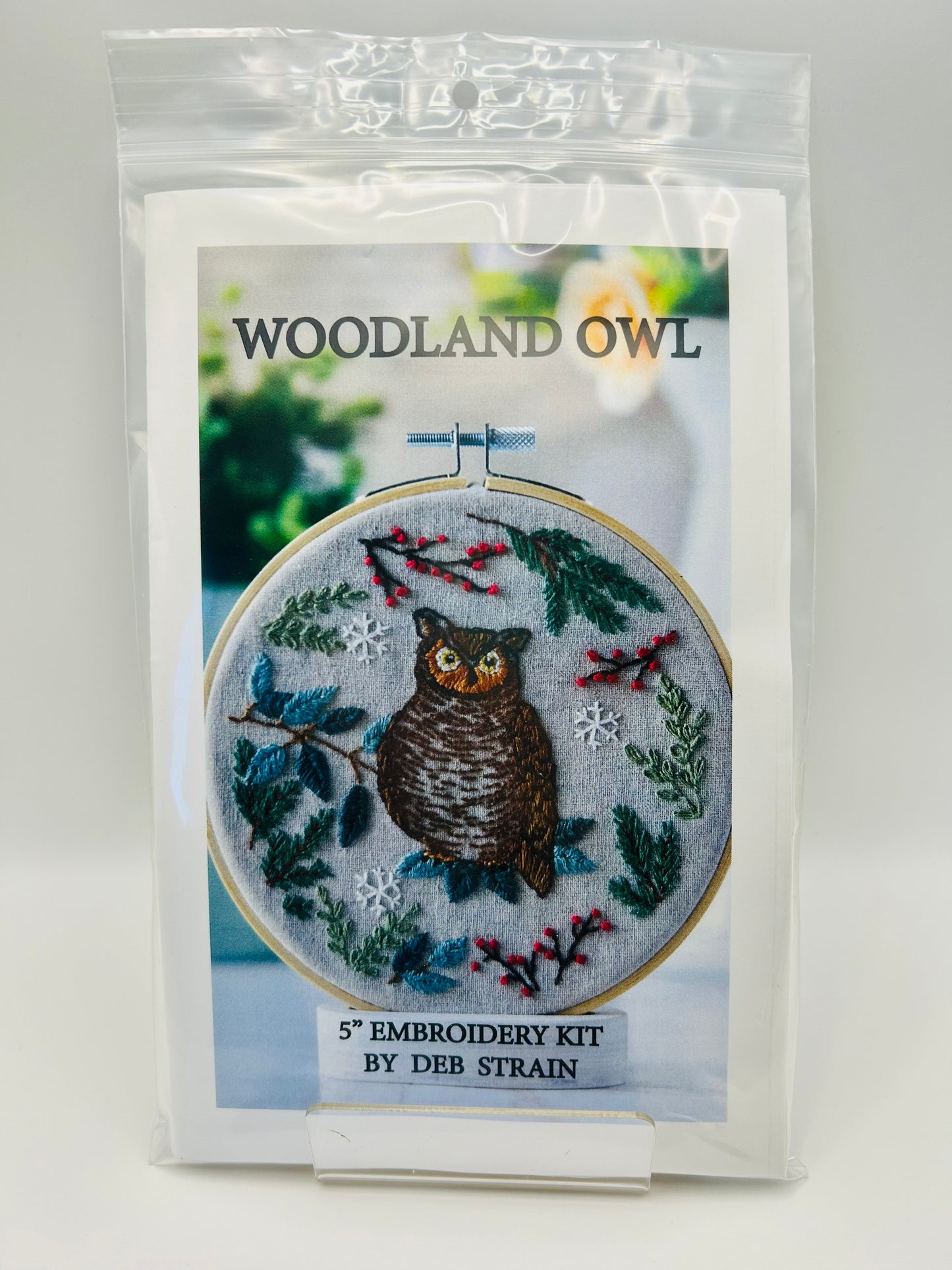 Woodland Owl Embroidery Kit  DSS#016