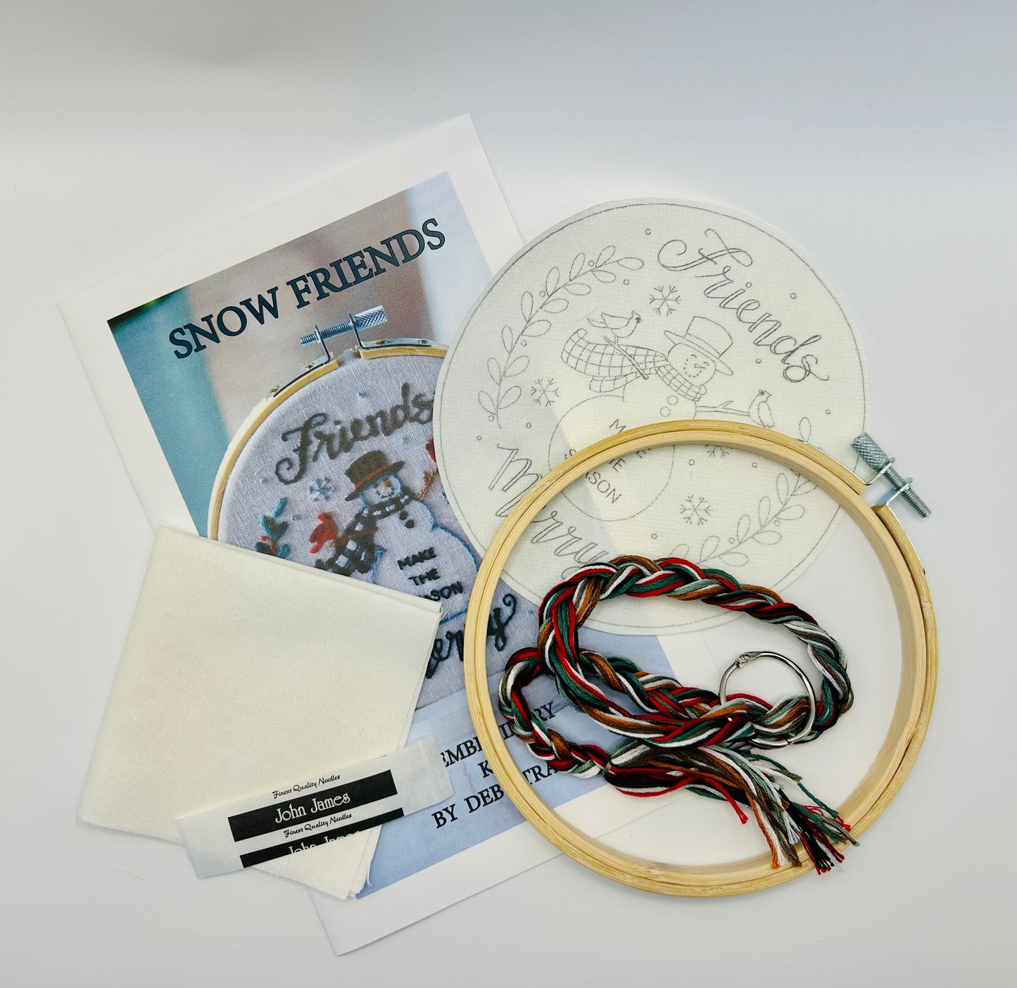 Snow Friends Embroidery Kit  DSS#017